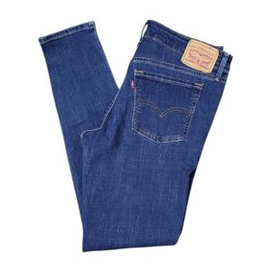 Levi's Women's Jeans Size 29 Blue Denim 711 Skinny Medium Wash 5-Pocket Design